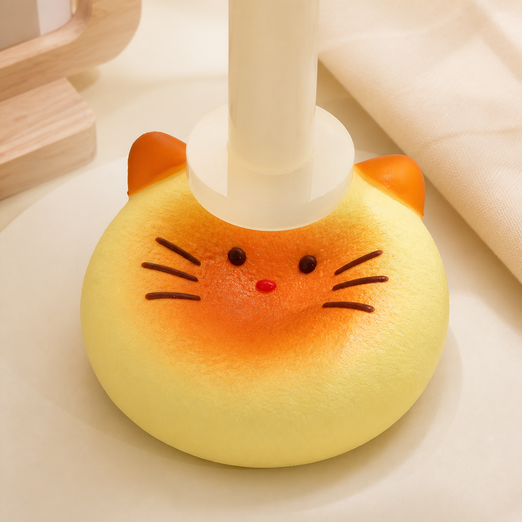 Kitten Cookie Slow-Rising PU Squishy Toy – 8.5 cm